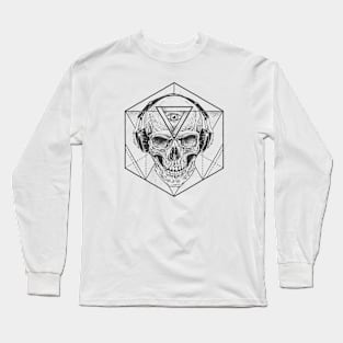 Abstract Skull Art Long Sleeve T-Shirt